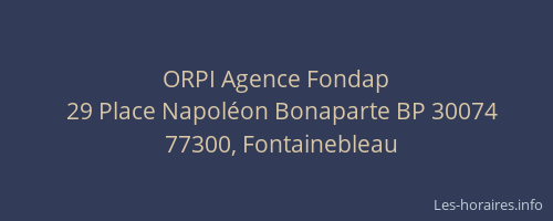 ORPI Agence Fondap