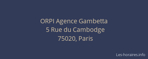 ORPI Agence Gambetta