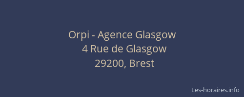 Orpi - Agence Glasgow