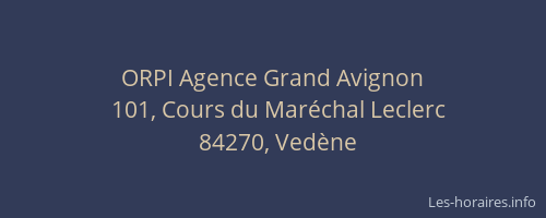 ORPI Agence Grand Avignon