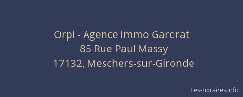 Orpi - Agence Immo Gardrat