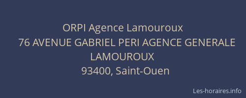 ORPI Agence Lamouroux