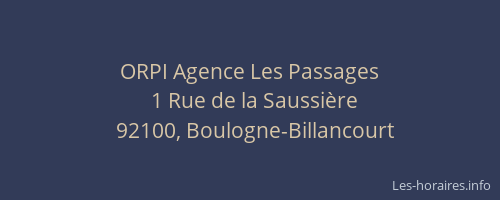 ORPI Agence Les Passages