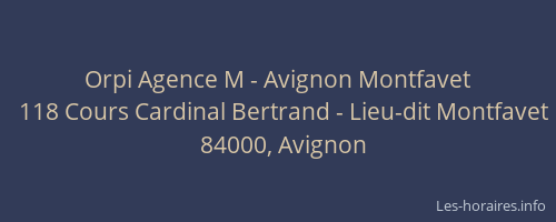 Orpi Agence M - Avignon Montfavet