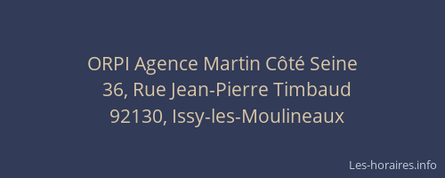 ORPI Agence Martin Côté Seine