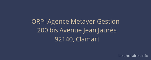 ORPI Agence Metayer Gestion