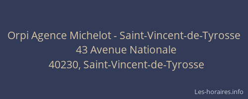 Orpi Agence Michelot - Saint-Vincent-de-Tyrosse