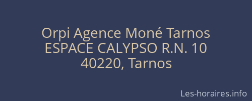 Orpi Agence Moné Tarnos