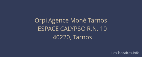 Orpi Agence Moné Tarnos