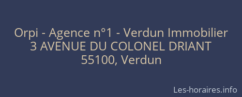 Orpi - Agence n°1 - Verdun Immobilier