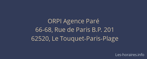 ORPI Agence Paré