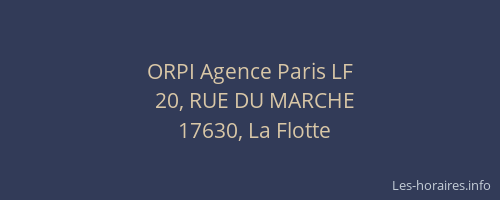 ORPI Agence Paris LF