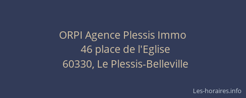 ORPI Agence Plessis Immo