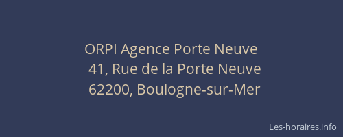 ORPI Agence Porte Neuve