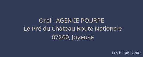 Orpi - AGENCE POURPE