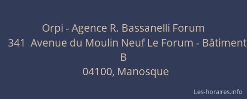 Orpi - Agence R. Bassanelli Forum