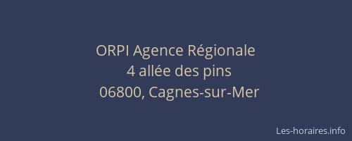 ORPI Agence Régionale
