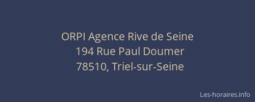 ORPI Agence Rive de Seine