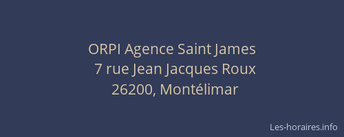 ORPI Agence Saint James