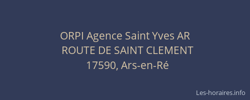 ORPI Agence Saint Yves AR