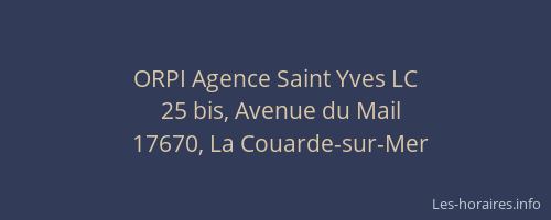 ORPI Agence Saint Yves LC