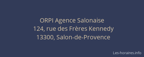 ORPI Agence Salonaise