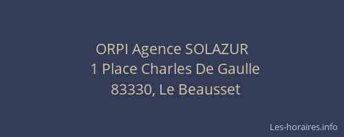 ORPI Agence SOLAZUR