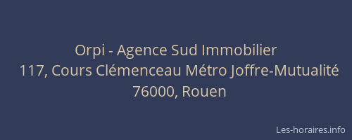 Orpi - Agence Sud Immobilier