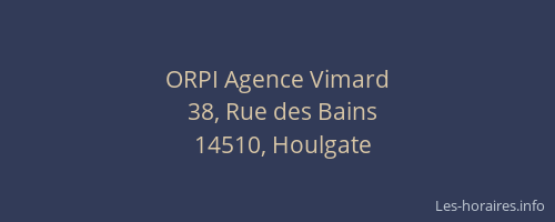 ORPI Agence Vimard
