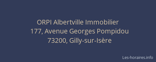 ORPI Albertville Immobilier
