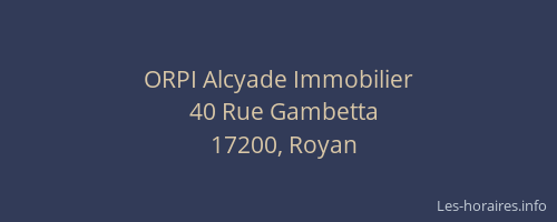 ORPI Alcyade Immobilier