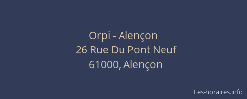 Orpi - Alençon