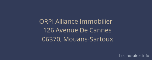 ORPI Alliance Immobilier