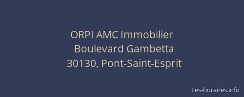 ORPI AMC Immobilier