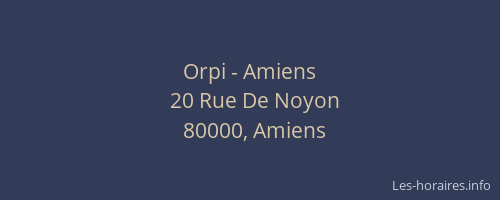 Orpi - Amiens