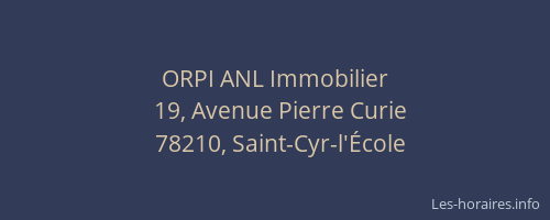 ORPI ANL Immobilier