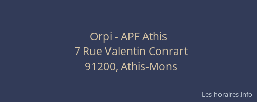 Orpi - APF Athis