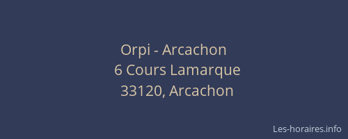 Orpi - Arcachon