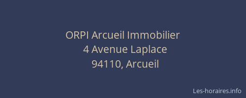 ORPI Arcueil Immobilier