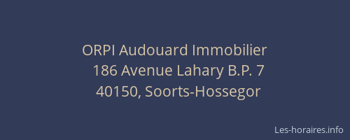 ORPI Audouard Immobilier