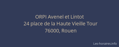 ORPI Avenel et Lintot