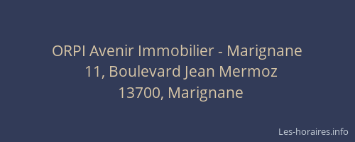 ORPI Avenir Immobilier - Marignane