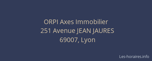 ORPI Axes Immobilier