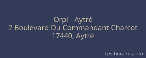 Orpi - Aytré