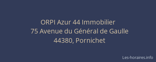 ORPI Azur 44 Immobilier