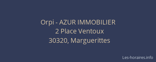 Orpi - AZUR IMMOBILIER