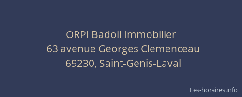 ORPI Badoil Immobilier