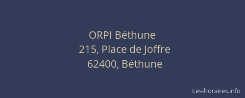 ORPI Béthune