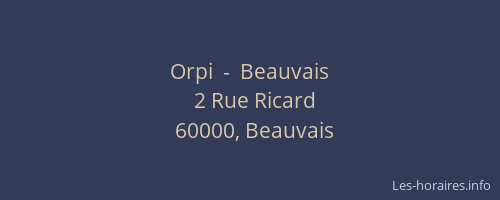 Orpi  -  Beauvais