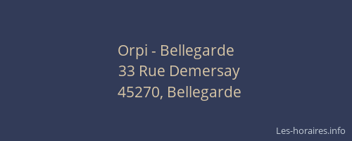 Orpi - Bellegarde
